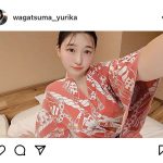 我妻ゆりか、おでこ出しの浴衣姿でスベスベ素肌を披露！