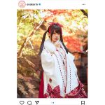 えなこ、巫女姿で2021年正月の過ごし方を明かす