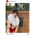 福本莉子、ハタチの振袖姿で感謝のメッセージ
