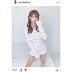 日比野友香、「上着しか着てない」ルームウェア姿に反響！「何着ても可愛い」