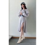 SKE48 石川花音、スリットから美脚のぞかす大人セクシーコーデ！