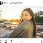 川瀬莉子、まるでデート気分な夕陽ポートレートに魅了