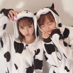 HKT48 森保まどか＆松岡菜摘、可愛さが“ぎゅうぎゅう”の2ショットに歓喜の声！