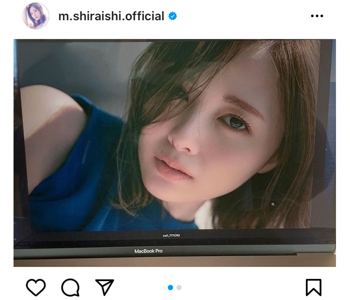 白石麻衣、ユーキャン新CMオフショットを公開！「めっちゃ可愛かった」と反響！