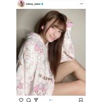 徳江かな、美脚あらわなパジャマショットを公開！