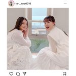 トリンドル瑠奈、姉・トリンドル玲奈と雪にはしゃぐ2ショット公開！「透明感すご」「妖精かと思った」