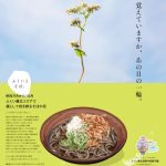 橘ケンチが福井嶺北のそばの魅力を伝えるポスター『ふくいとそば。』に期間限定で登場