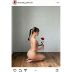 高崎かなみ、バラと曲線美で魅せる絵画的グラビアに反響
