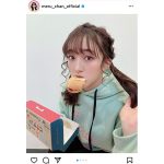 HKT48 田島芽瑠、多忙な毎日でも笑顔は忘れないアイドルショット！「おいしくたべる、君が好き」