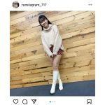 豊田ルナ、ロングブーツで魅せる美脚に「可愛い！」と反響ぞくぞく