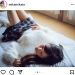 田中みか、和室でゴロゴロ“手ブラ”ショット！