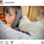 田中みか、和室でゴロゴロ“手ブラ”ショット！