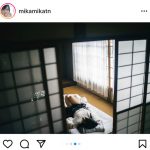 田中みか、和室でゴロゴロ“手ブラ”ショット！