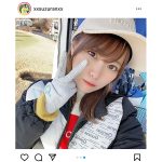 SKE48 山内鈴蘭、グリーンに映えるゴルフコーデをプロデュース！「映えてて可愛かっぁ！！！」