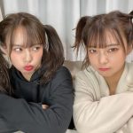 山田菜々&山田寿々、「最強ツインテール」な姉妹2ショット公開！「高めのツインは北川謙二のMV以来かも」