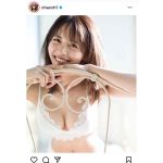 新田さちか、純白ランジェリーで魅せる天使の笑顔「心奪われました」「こっちが照れちゃうっ」