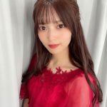 elsy 新井椎夏、イメージカラーの赤ドレスで放つアイドルオーラ！「女神かと思った」