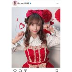 花咲れあ、赤いリボンが可愛らしい赤ずきん（風）オフショットに歓喜！「これは神」