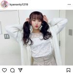 SKE48 石川花音、ツインテール×白コーデで過ごす“猫の日”「名古屋にはこんなかわいい猫がいるのか！ 」