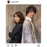 石田ゆり子、斎藤工との背中合わせの2ショット披露！「凄くお似合いです」
