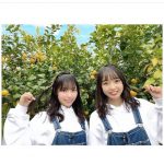 STU48 岩田陽菜＆石田みなみ、お揃いのオーバーオールで双子コーデ！「美少女コンビかわいい」と絶賛の声ぞくぞく！