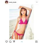 工藤美桜、「週プレ」で初表紙！キラメイピンクをイメージさせるビキニショットを披露