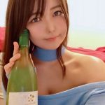 九条ねぎ「一緒に飲む？」デコルテ披露のプライベートショットを披露