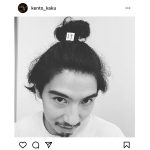 賀来賢人、結わいた髪に「け。」と一文字「面白いー」「何してもカッコいい」