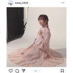 SKE48 鎌田菜月、花咲く春色コーデに反響「癒やされる」「麗しいです」