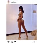 九条ねぎ、抜群プロポーションで魅せる桃尻バックショット