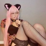 九条ねぎ、刺激強めな巫女コスプレで美尻全開！「お尻めちゃ綺麗」