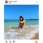 京佳 、沖縄の海に映えるビキニショット公開！