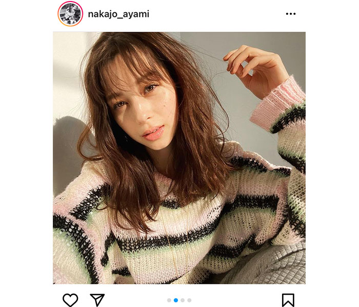中条あやみ、撮影合間のオフショット！カッコ可愛い姿に反響も
