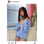 西永彩奈、見えそうで見えない“彼シャツ”ショットに歓喜！