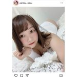 大嶋みく、反則級の可愛さで魅せる白ウサギコスプレ！「なんだ。天使か」