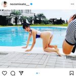 佐藤望美、極小ビキニで魅せる横乳に反響！「膨らみ具合も好み」