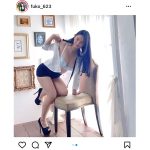 寺前風子、徐々に脱いでいくOL衣装の動画に反響！「職場が大変です」