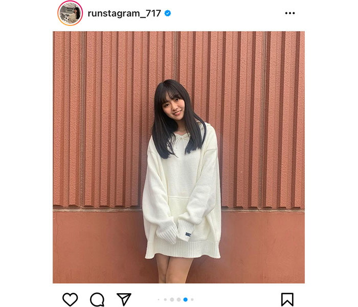 豊田ルナ、美脚全開なパーカーコーデに反響ぞくぞく！