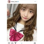 徳江かな、可愛すぎるセーラー服姿の自撮りショットを公開！
