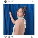 寺前風子「DKSを着てます」、現役女子大生が魅せる美背中バックショット！