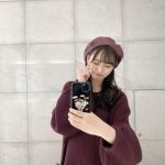 NMB48 梅山恋和、もち肌際立つベレー帽コーデを紹介！