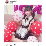#ババババンビ 吉沢朱音、尊すぎる黒髪ツインテールのメイド姿に求人殺到！「雇います！！！」