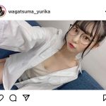 我妻ゆりか、デコルテ見せつける“彼シャツ”ショットで悩殺！「これは好きすぎる…」