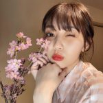 江野沢愛美、桜に顔を寄せたドアップ写真を公開！「花より江野沢さん」