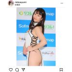 歩りえこ、チャイナドレスであらわな横尻ショット披露