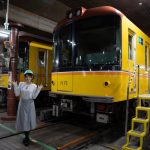 久野知美が東京メトロ12箇所の検車区に潜入取材！