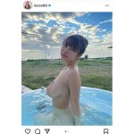 伊織いお、Jカップの横乳がすごい！最新イメージ作品からオフショット