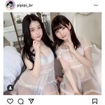 #ババババンビ 小鳥遊るい、森嶋あんりとの2ショットに歓喜の声「かわいいとセクシーのバランスがお見事」