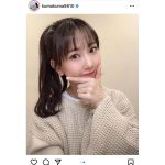 SKE48 熊崎晴香、春コーデと見せるポニーテールに歓喜の声「大好きです！かわいい」