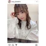 #ババババンビ 岸みゆ、まるで天使な純白ワンピースコーデに反響
